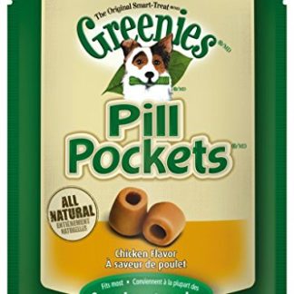 Greenies Pill Pockets make it easy to give your dog medicine -- because you have a tasty, uniquely shaped dog treat to hide it in!