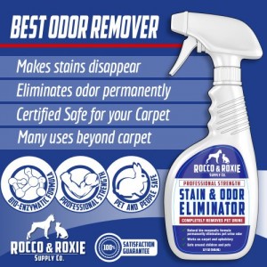 The only thing that works on urine stains and odors is an enzyme cleaner. Rocco & Roxie Stain & Odor Eliminator is the best enzyme cleaner for pet urine stains and odors!