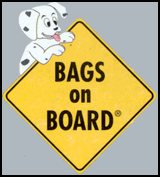 Bags On Board pet waste bags & leashes.