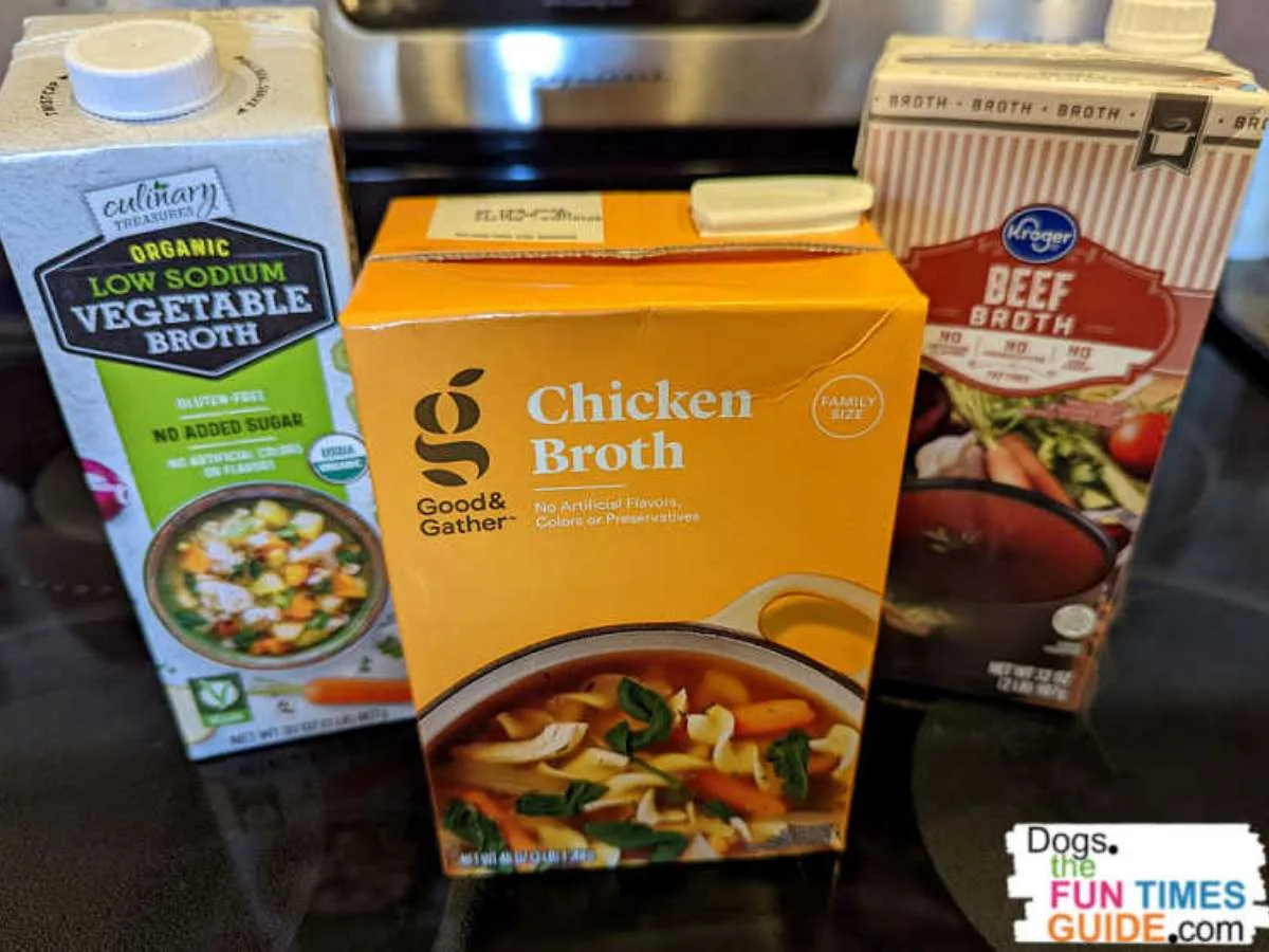 Chicken broth for dogs with upset stomach hotsell