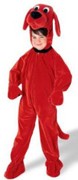 Clifford the Big Red Dog child sized costume.