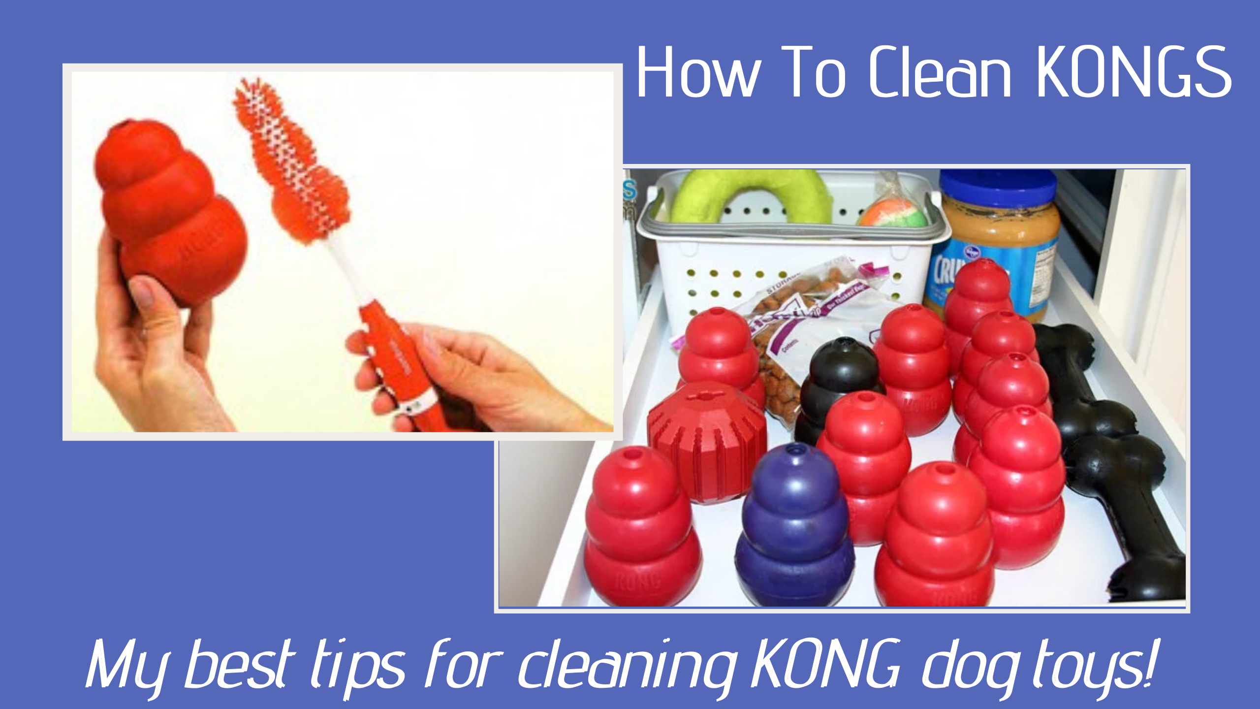 Cleaning Kong Dog Toys - See The Best Way To Clean Kongs | The First Time Dog Owners Guide