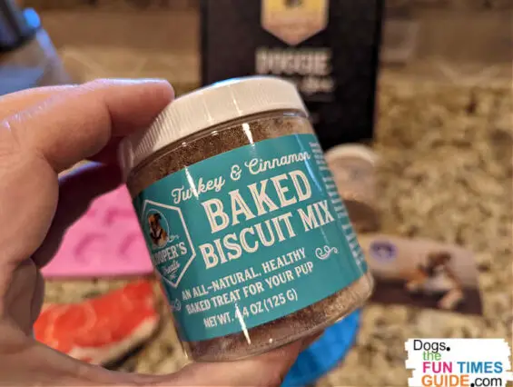 These are the best DIY baked dog treats I've ever made for my dogs. (Cooper's Treats) It just doesn't get any easier than this -- you add water. That's it!