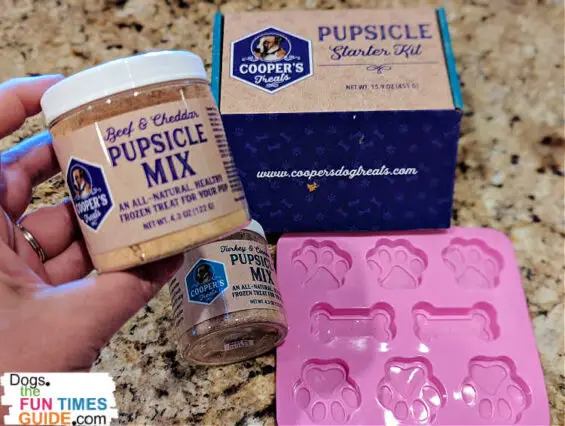 See why I think the Pupsicle Mixes from Cooper's Treats make the best frozen treats for dogs.