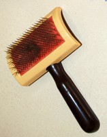 This is a dog slicker brush