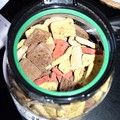 Alpo Variety Snaps dog treats inside the treat jar.