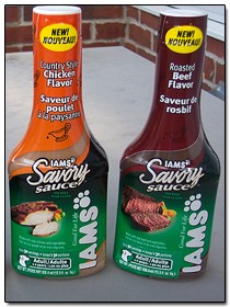 IAMS Savory Sauces for dry dog food.