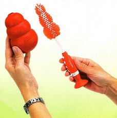 The perfect brush for cleaning Kong dog toys!