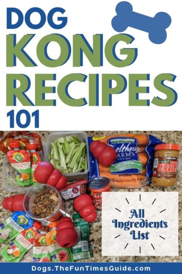 Kong Recipes 101 - All Ingredients List!