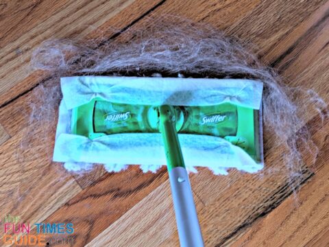 This is what the floor looks like in my house when it's time to use the Furminator again! photo by Lynnette at TheFunTimesGuide.com This is what the floor looks like in my house when it's time to use the Furminator again!