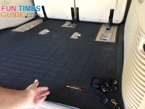 This is the WeatherTech cargo mat that we use in the back of our Escalade.
